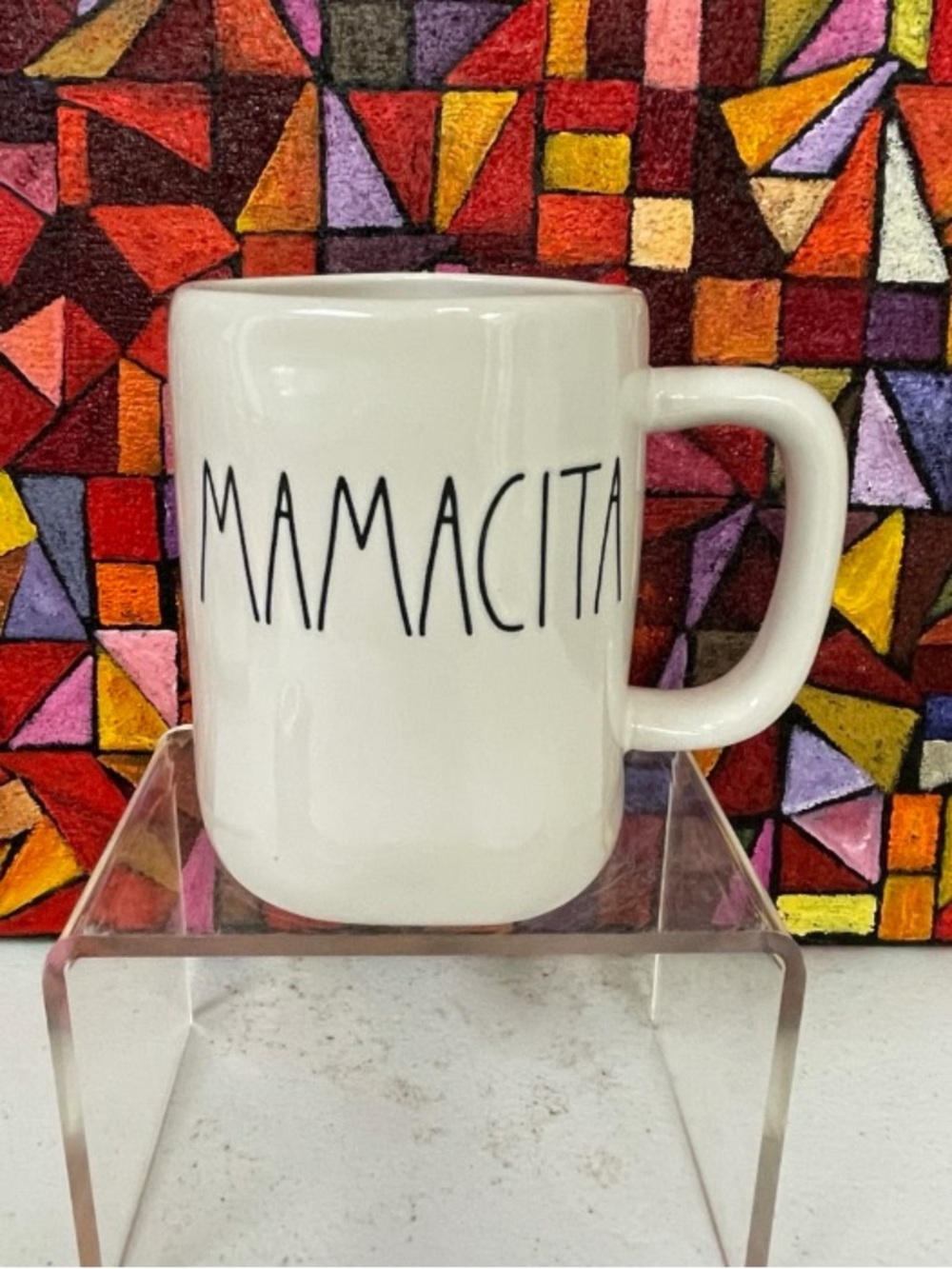 Mamacita White Ceramic Coffee Mug - Everyday White Mug